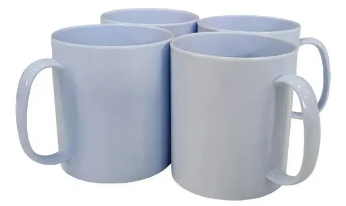 Caneca polímero branca para sublimação 325ml Aaa
