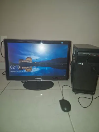 MONITOR E COMPUTADOR 8GB RAM 512GB SSD