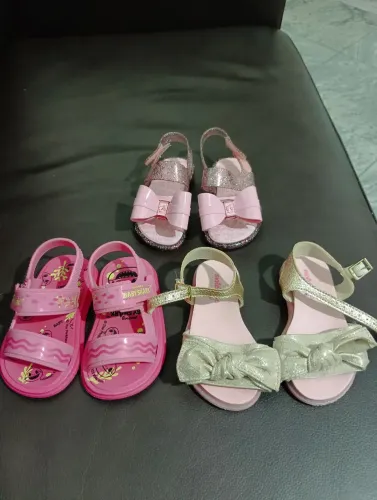 Sandália infantil menina kit Tam 19/20