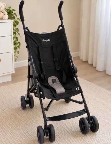 Carrinho de Bebê Burigotto Oi - Preto