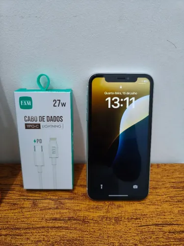 iPhone XR 128 GB Branco | Bateria 98% | Face ID OK