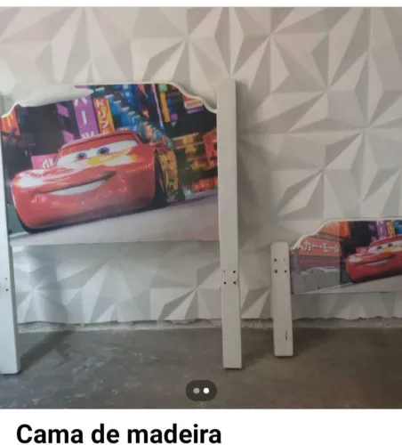 Cama madeira  solteirão 