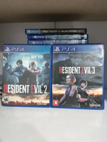 2 Resident Evil - PS4 - 2 e 3