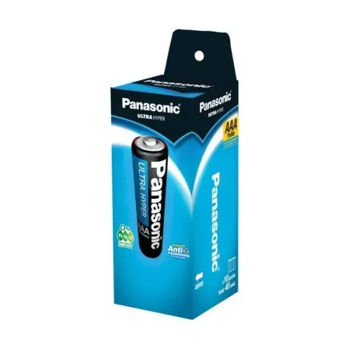Pilha Comum Aaa Tubo C/40 R03Ual/4S40 - Panasonic