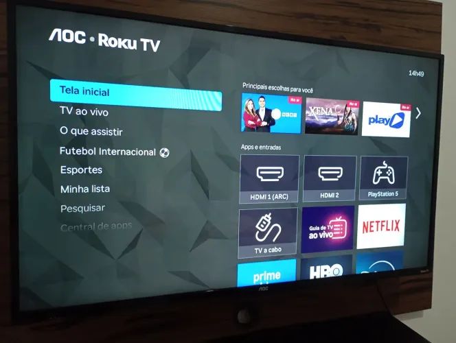 Smart Tv 42 polegadas Roku