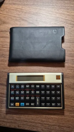Calculadora Financeira HP 12C Original - Estado de Nova, com Capa