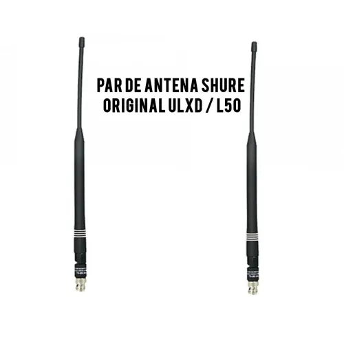 Par de Antena Original do Sistema Sem Fio de Microfones Shure ULXD L50