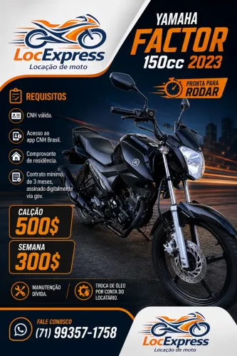 YAMAHA FACTOR 2023 (LOCAÇÃO)