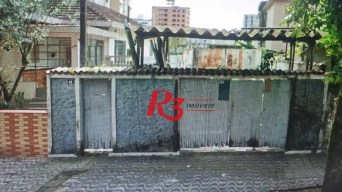Terreno à venda, 240 m² por R$ 870.000,00 - Embaré - Santos/SP