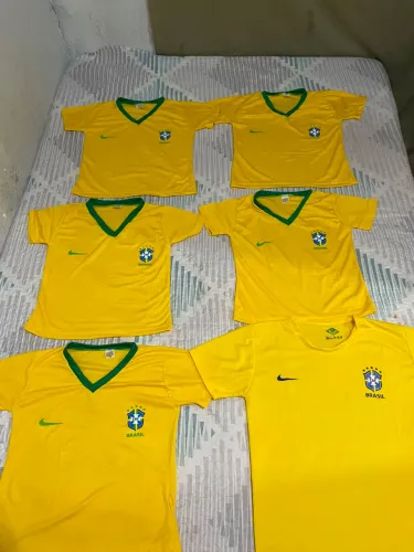 Camisa do Brasil feminina e masculina