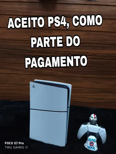 PS5 + 200 jogos tops 