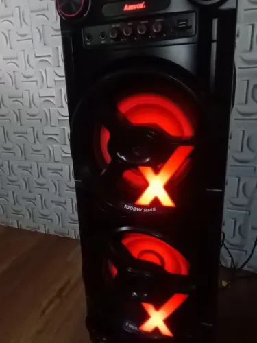 CAIXA AMVOX ACA 1000 ÓTIMO ESTADO