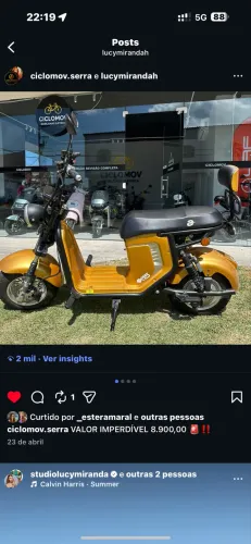 Vendo scooter elétrica maj x15 pro 