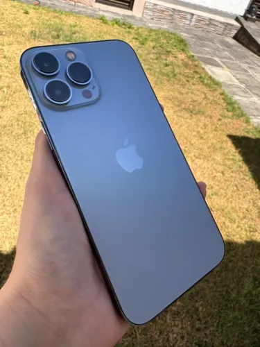 iPhone 13 Pro Max 128GB - Cor Azul Sierra - 86% de Saúde de Bateria