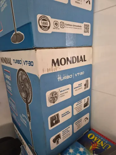 Ventilador de Coluna Mondial Turbo VT-30 - 30 cm