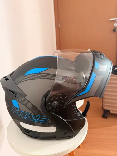 Capacete Escamoteável Mixs Gladiator Articulado TAM 58