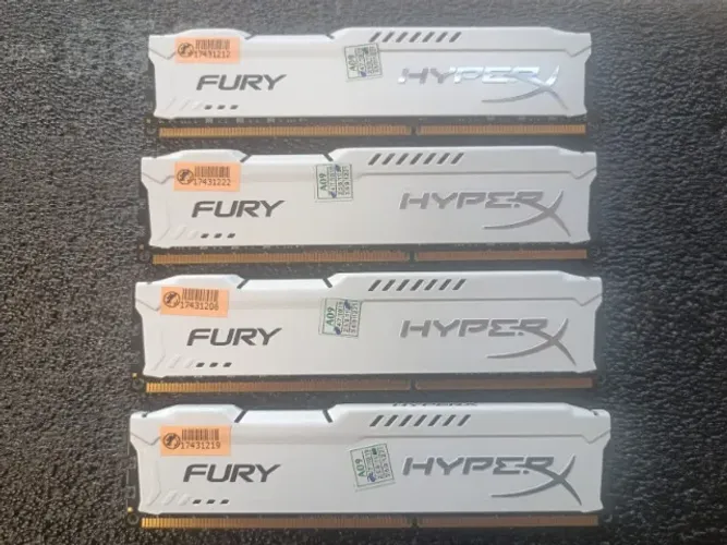 Memoria FURY HYPERX 1600Mhz 8Gb Ddr3 Para PC (DESKTOP)