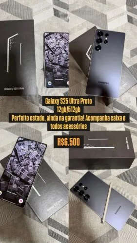 Samsung galaxy s25 ultra 512gb 16gb Perfeito Estado!