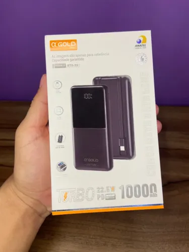 Carregador Portátil Power Bank 10000Ah BTE-35 A?Gold