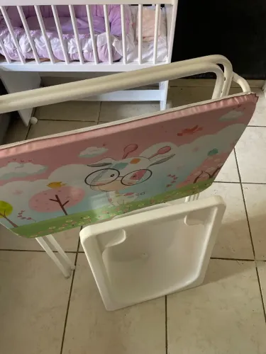 Suporte de banheira com trocador