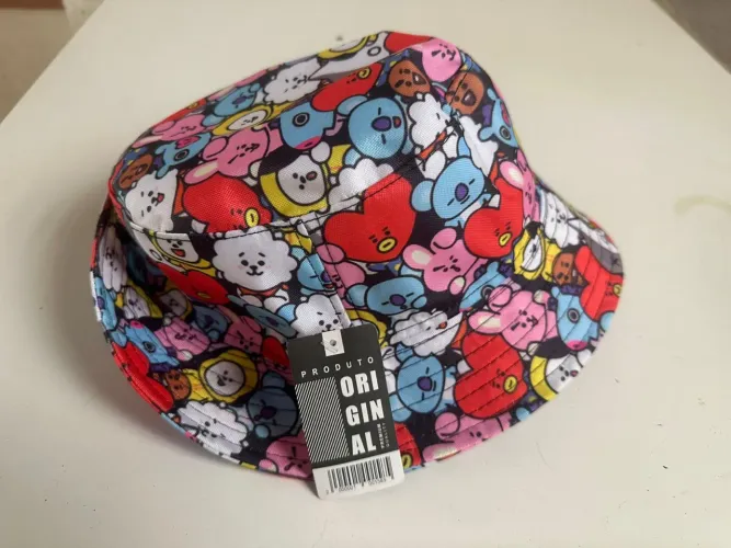 Chapeu Bucket Personagens BTS tam. Unico Novo