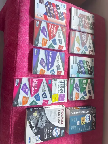 KIT COMPLETO ESTUDO PARA CONCURSOS POLICIAIS