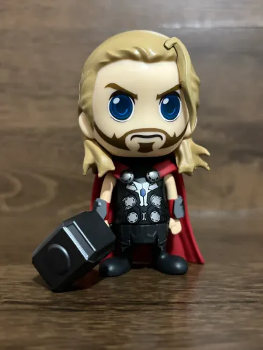 Colecionável Bobble Head Thor Cosbaby Original Hot Toys Marvel Vingadores Avengers
