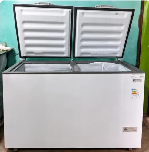 Freezer Consul 534L horizontal 2 tampas dupla ação - excelente estado