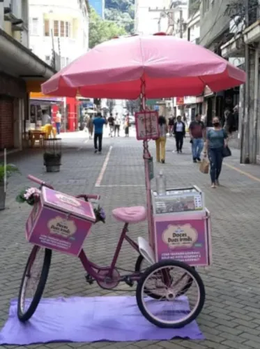 Triciclo food bike c/caixa térmica