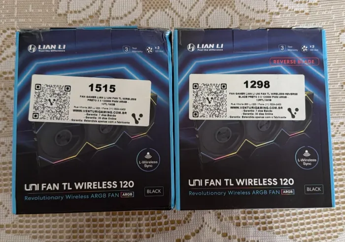 KIT 6 FANS LIAN LI, FOWARD E REVERSE TL WIRELESS