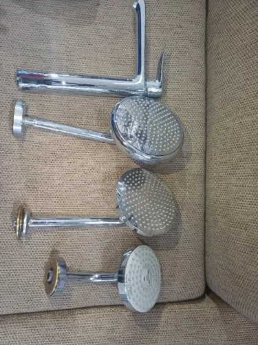 Lote de peças inox para banheiro ...marca Hansgrohe..