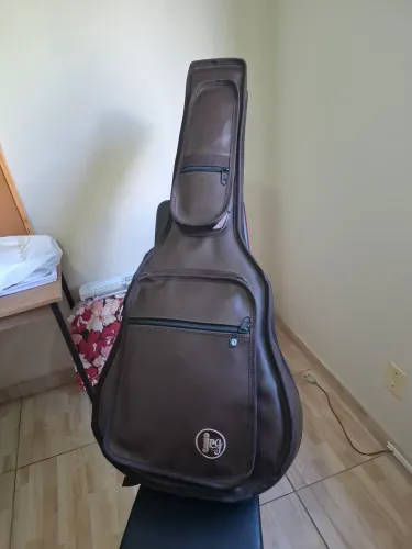 CAPA JPG VIOLAO CLASSICO PREMIUM COURO SINTETICO MARROM