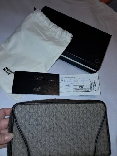 Carteira Montblanc Cortina Signature Original Com Certificado