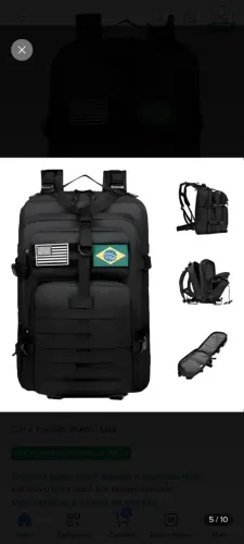 Mochila Militar Material Resistente Premium