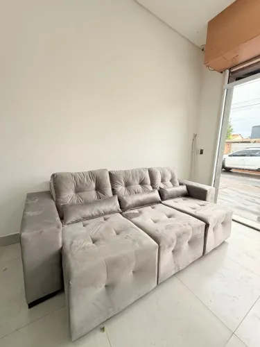 Sofá retrátil 2,5 metros, entrega e montagem grátis