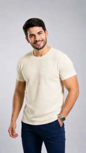 Camisa Tricot Manga Curta