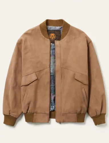 Jaqueta masculina italiana em Suede vintage 
