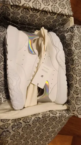 Tenis Alexander mcqueen tênis cano baixo court de couro novo