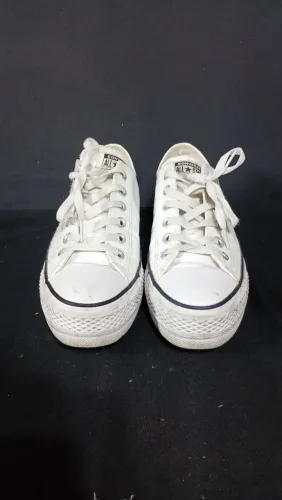Tênis All Star Converse Branco Couro 36
