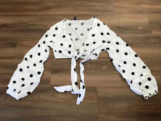 Blusa Poá Zara Nova Tamanho M