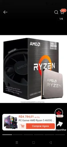 Kit PC gamer AMD Ryzen 5