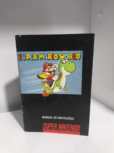 MARIO WORD - MANUAL DE INSTRUÇÃO ORIGINAL NINTENDO GRADIENTE 