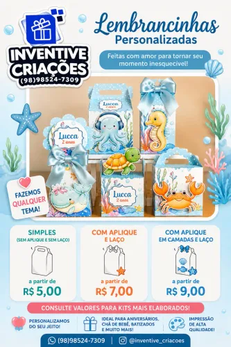 Lembrancinhas personalizadas
