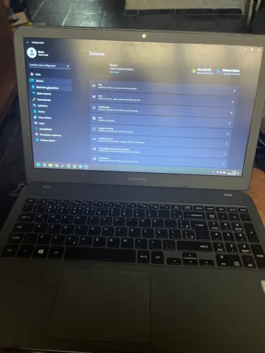 Notebook Samsung 16gb+NP350XAR+ssd 256gb
