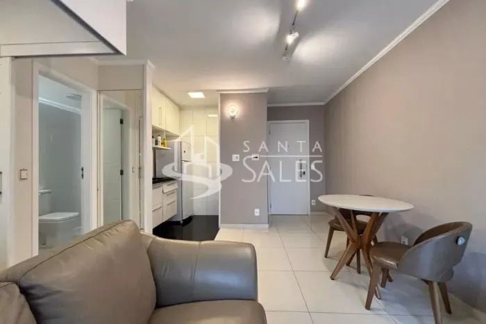 Apartamento de 1 quarto para venda/locação no Aeroporto de Congonhas, SP: 1 suíte, 1 vaga,