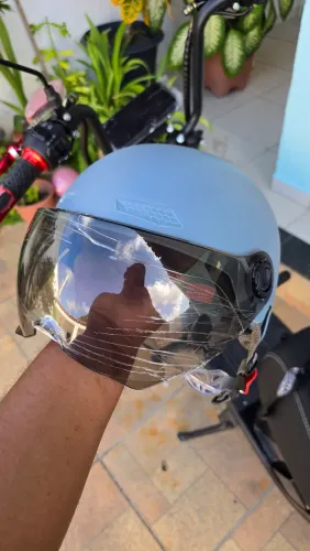 Capacete scooter coquinho (Moto elétrica)