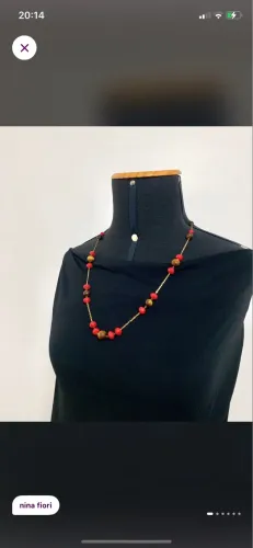 Novo - conjunto de colar e brincos nunca usados nina fiori
