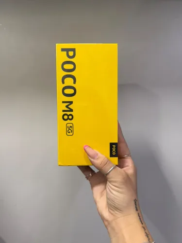 POCO M8 5G 256GB 8GB RAM Lacrado | Conectividade 5G e Desempenho para o Dia a Dia