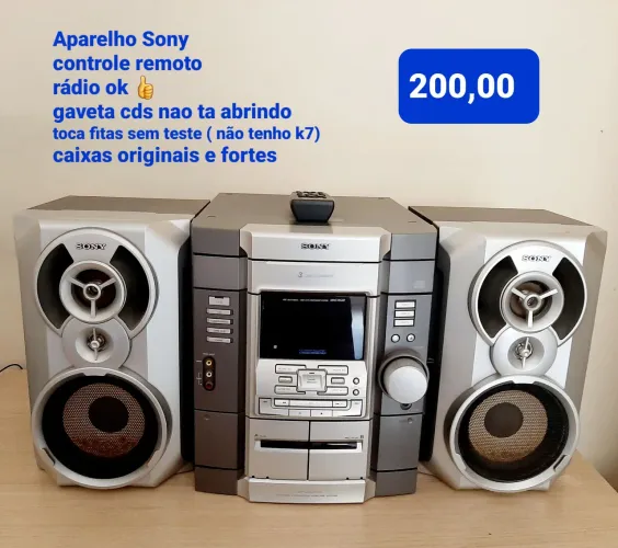 Aparelho de som Sony