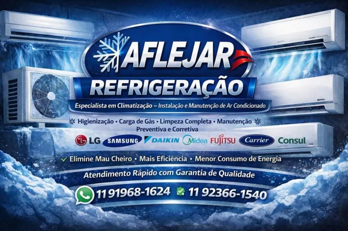 Aflejar Manutenção e Instalação de Ar-Condicionado 